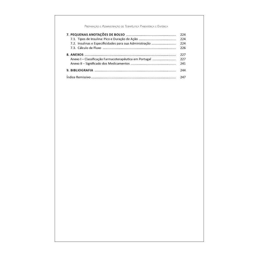 Preparação e Administração de Terapêutica Parentérica e Entérica (4ª Edição)